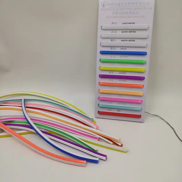 (1ft) PER FOOT(1/4) SINGLE COLOR LED STRIP & SILICONE FREE SHIPPING