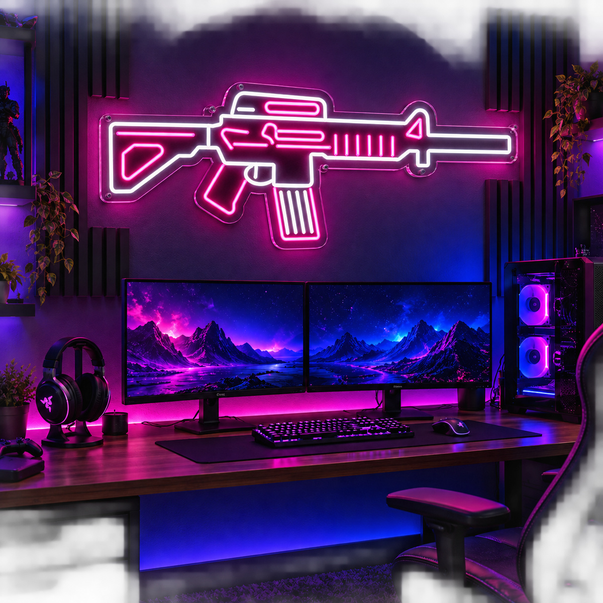 AR15 Neon LED Decor