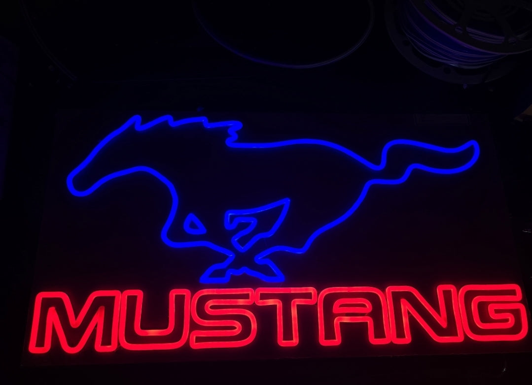 Mustang LED Sign