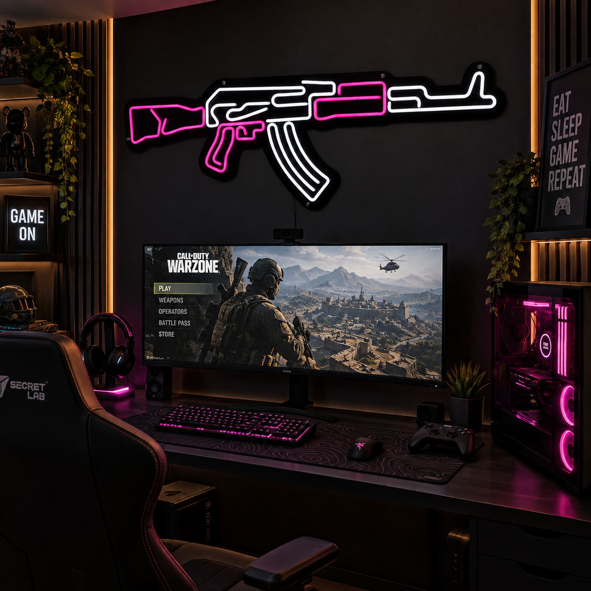 Ak47 Neon LED Decor