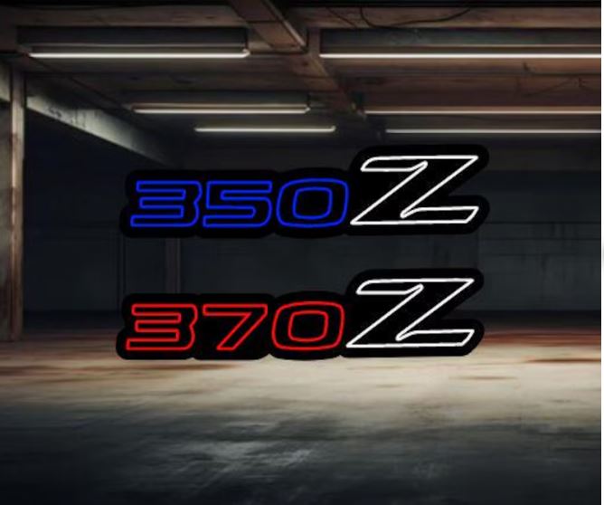 NISSAN 350Z 370Z Neon LED DECOR SIGN