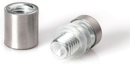 Regular 4 x Standoffs Transparent / Stainless spacers