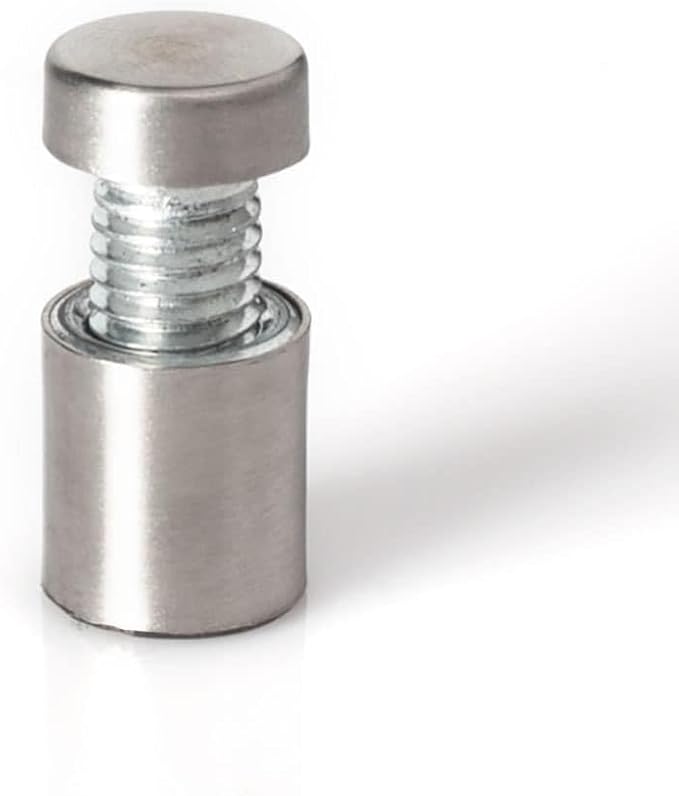 Regular 4 x Standoffs Transparent / Stainless spacers