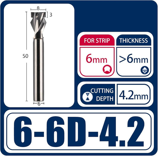 6mm Cnc LED Channel Bit
