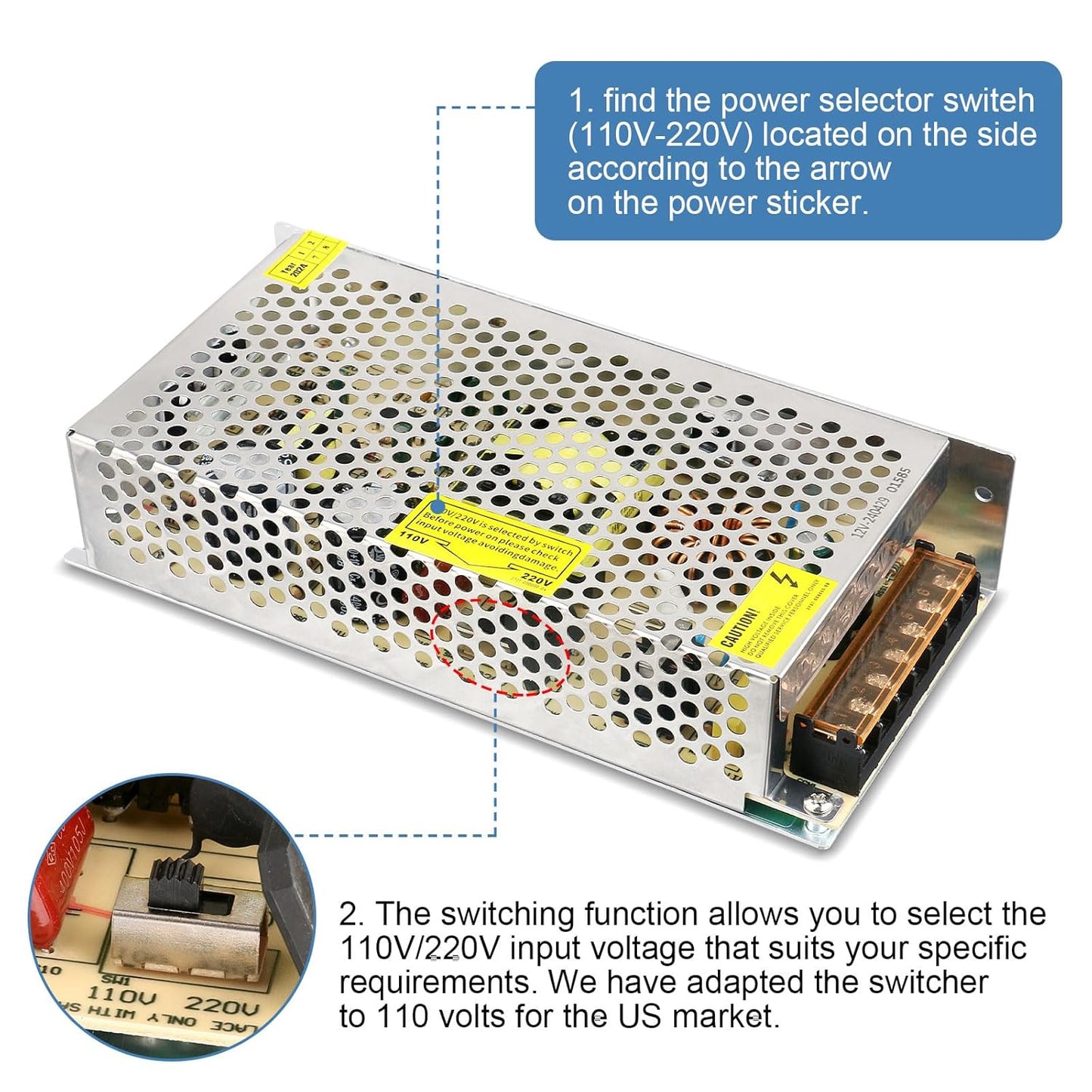 US 12V LED POWER SUPPLY