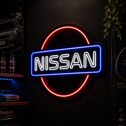 RETRO NISSAN LED NEON DECOR