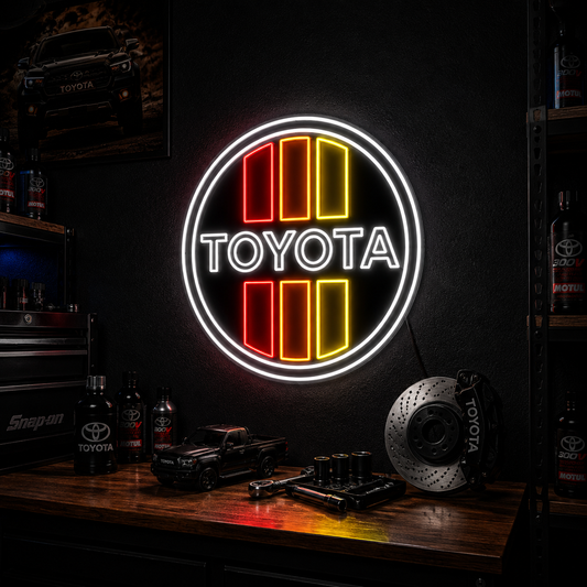 Toyota Retro Led Decor