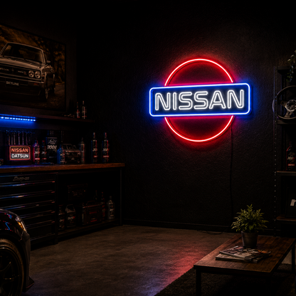 RETRO NISSAN LED NEON DECOR