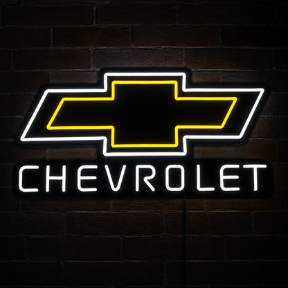 CHEVROLET LED Neon Sign – Garage Wall Decor
