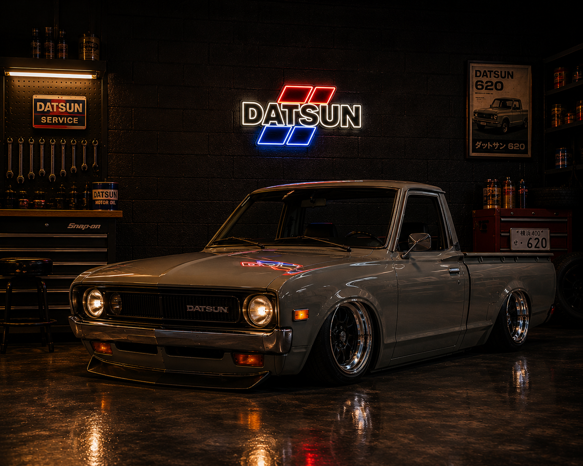 Datsun LED Neon Sign – Garage Wall Decor