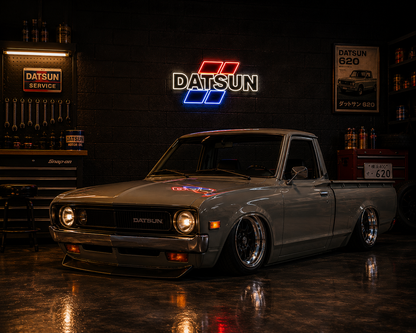 Datsun LED Neon Sign – Garage Wall Decor
