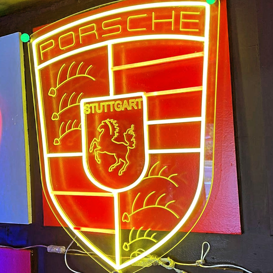 PORSCHE LEDS DRIVE SIGN