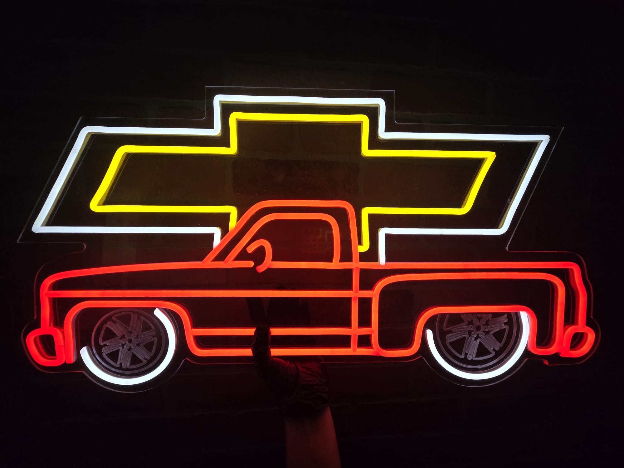 Chevy Led Sign CHEVROLET TRUCK LED SIGN – LEDS GLOW