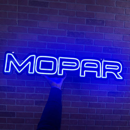 MOPAR LED Neon Sign – Garage Wall Decor