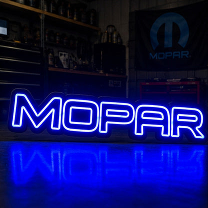 MOPAR LED Neon Sign – Garage Wall Decor