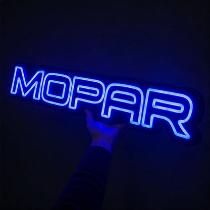 MOPAR LED Neon Sign – Garage Wall Decor