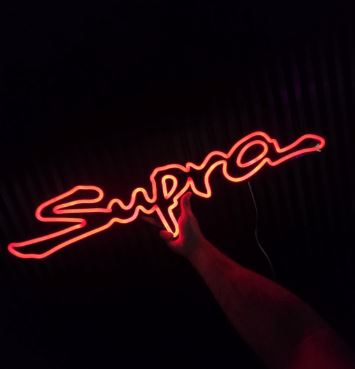 Toyota Supra LED Neon Décor Sign