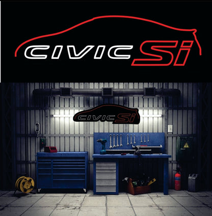 CIVIC SI LED SIGN