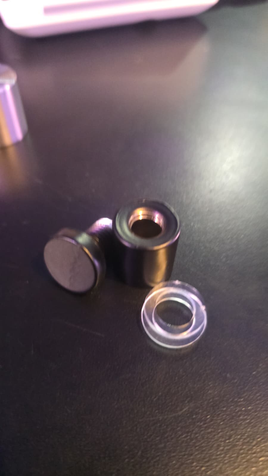 Oversize 4 x Standoffs Black .5 / Stainless 1