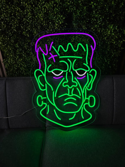 Frankenstein Neon LED Décor Sign