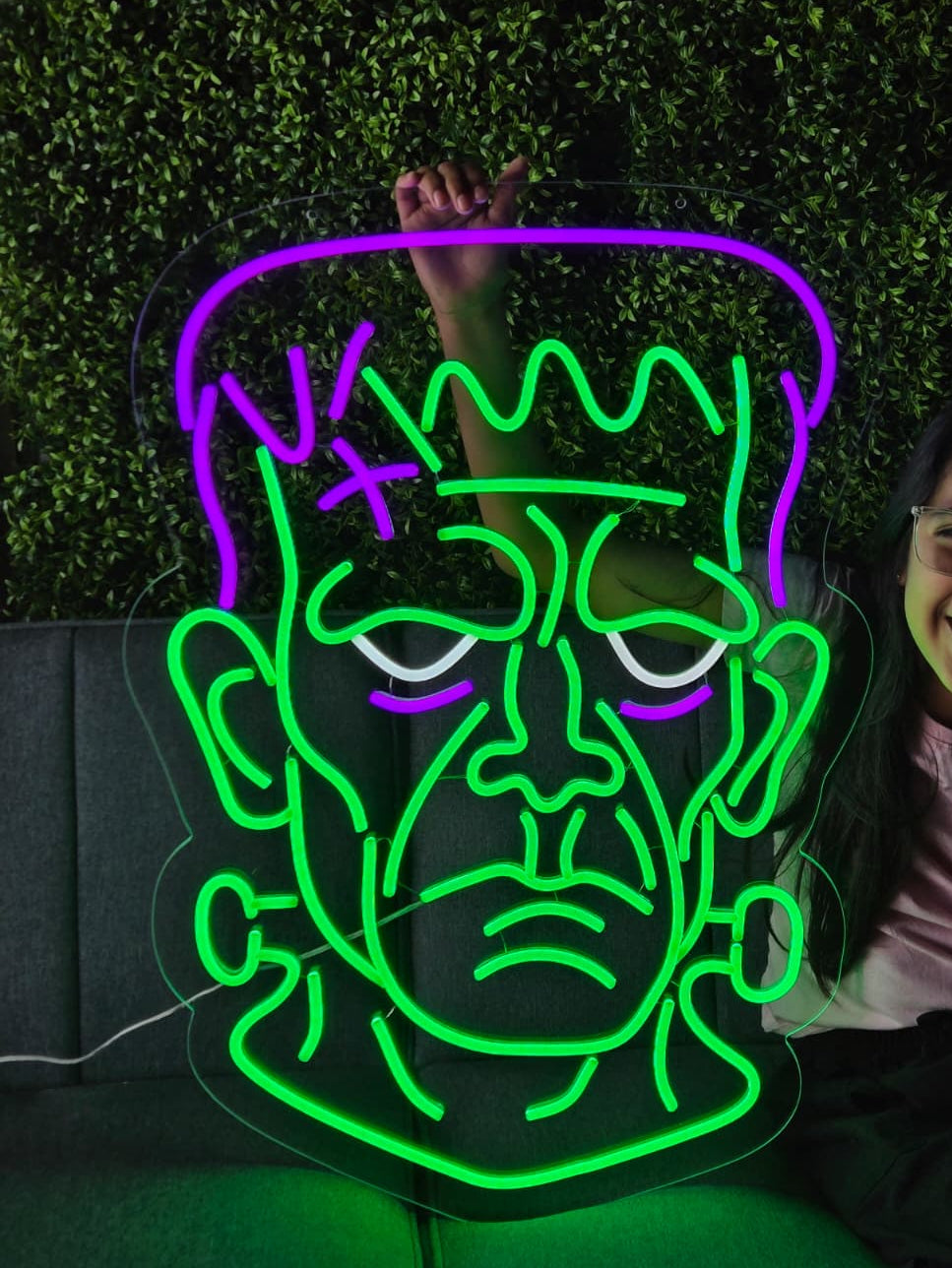 Frankenstein Neon LED Décor Sign