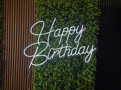 Happy Birthday Neon Led Sign Party