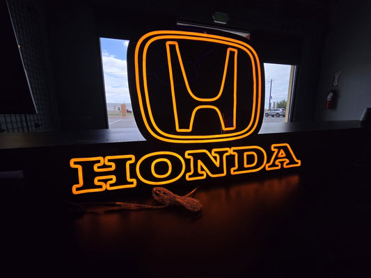 HONDA LED Neon SIGN WALL DECOR