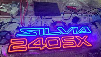 S13 S14 S15 SILVIA 200SX 240SX 180SX Badge LED Neon Décor Sign