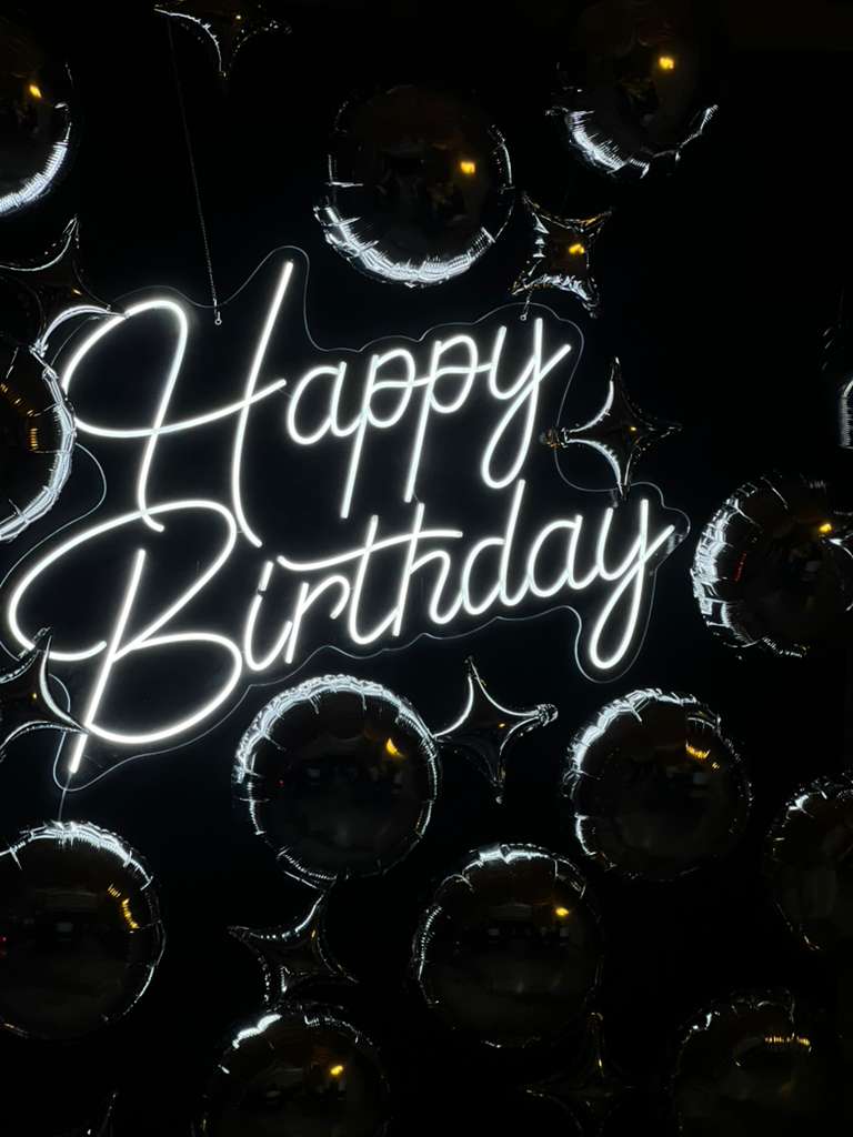 Happy Birthday Neon Led Sign Party