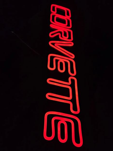 Chevrolet Corvette Led Neon Decor Sign