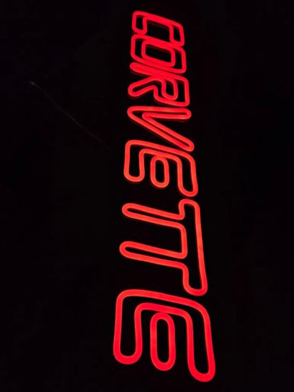 Chevrolet Corvette Led Neon Decor Sign