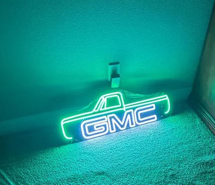 GMC Truck Neon LED Decor Sign
