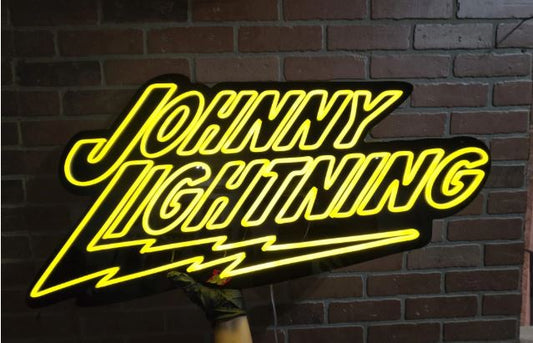 JOHNNY LIGHTNING LED Neon Décor Sign