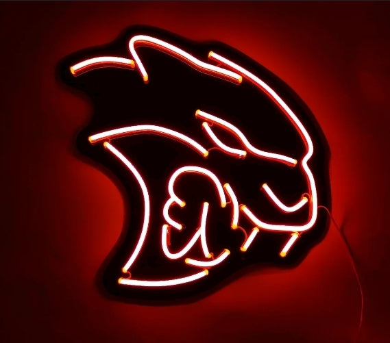 Hell Cat Led Sign