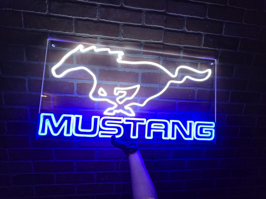 Mustang LED Sign