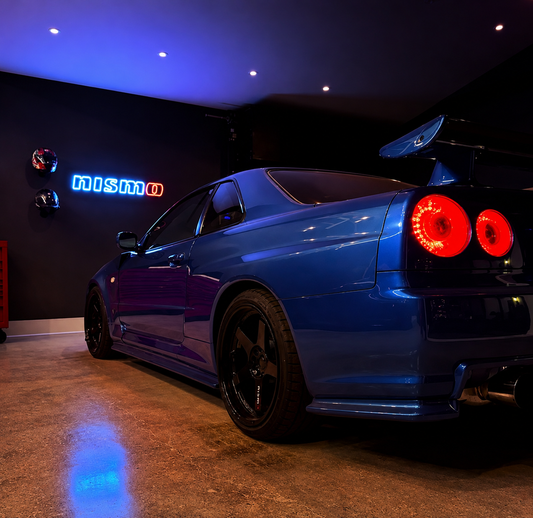 NISMO LED Neon Sign – Garage Wall Decor