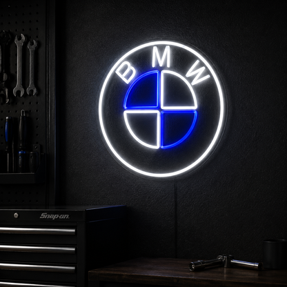 BMW LED Neon Sign – Garage Wall Decor